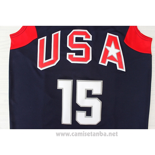 Camiseta USA 2008 Anthony #15 Azul